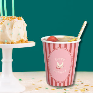 slaapfeest slaap verjaardagsfeest meisje tiener vi papieren bekers