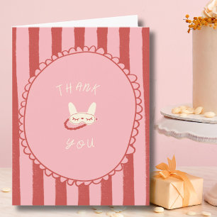 slaapfeest slaap verjaardagsfeestje meisje tiener  bedankkaart