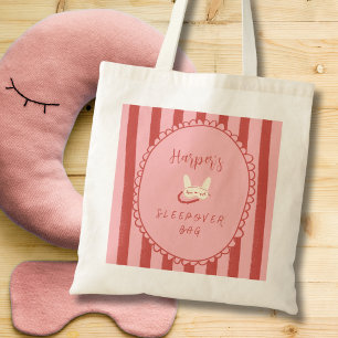 slaapfeest slaapfeest verjaardags gunst cadeau tote bag