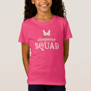 slaapfeest slaperig feest verjaardagsmeisje tiener t-shirt
