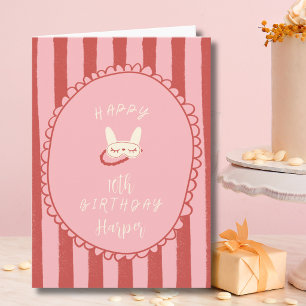 slaapfeestje slumberparty verjaardagsmeisje tiener kaart