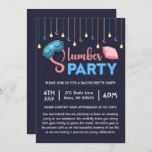 Slaapfeestje voor de Bruid in Pyjama's Kaart (Voorkant / Achterkant)