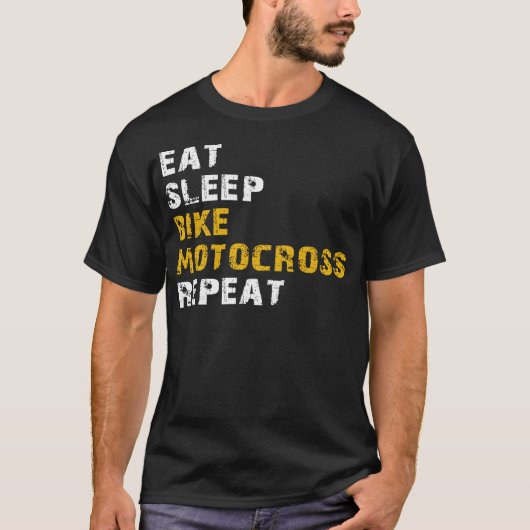 slaapfietsmotocross t-shirt (Voorkant)
