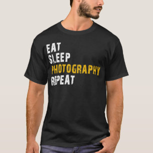 slaapfotografie herhalen t-shirt