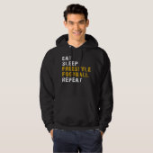 slaapfreestyle herhalen hoodie (Voorkant volledig)