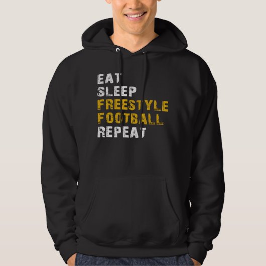 slaapfreestyle herhalen hoodie (Voorkant)