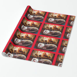 Slaapfret haard inpakpapier