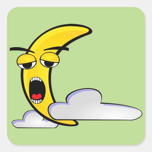 Slaapgele Sticker (Voorkant)