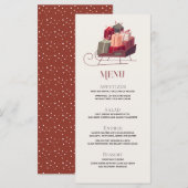 Slaapgeschut voor feestdagen in het menu Sinterpar (Voorkant / Achterkant)