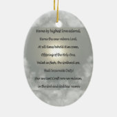 Slaapgod en godin keramisch ornament (Achterkant)