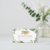 Slaapgroot Baby shower raad hoeveel Snoepjes Informatiekaartje (Staand voorkant)