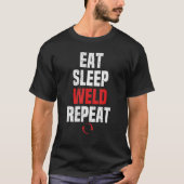 Slaapherfstvlammmelwerper eten t-shirt (Voorkant)