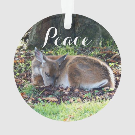 Slaapherten Vredesvakantie Ornament (achterkant)