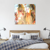 Slaaphol Canvas Afdruk (Insitu (Slaapkamer))