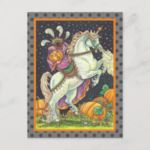 SLAAPHOLLOW HEADLESS HORSEWOMAN, HALLOEEN BRIEFKAART