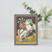 SLAAPHOLLOW HEADLESS HORSEWOMAN, HALLOEEN BRIEFKAART (Staand voorkant)