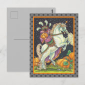 SLAAPHOLLOW HEADLESS HORSEWOMAN, HALLOEEN BRIEFKAART (Voorkant / Achterkant)