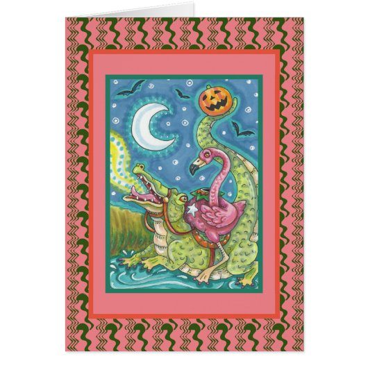 SLAAPHOLLOW PINK FLAMINGO EN CROC HALLOWEEN Verse (Voorkant)