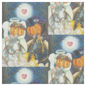 SLAAPHOLLOW WEDDING HALLOWEEN FABRIC herhalen Stof (Close Up)