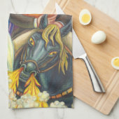 SLAAPHOLLOW WEDDING, HALLOWEEN KITCHEN TOWEL THEEDOEK (Quarter Fold)