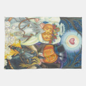 SLAAPHOLLOW WEDDING, HALLOWEEN KITCHEN TOWEL THEEDOEK (Horizontaal)