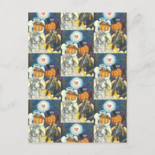 SLAAPHOLLOW WEDDING, HOOFDLEZEN HORSEMAN HALLOEEN BRIEFKAART