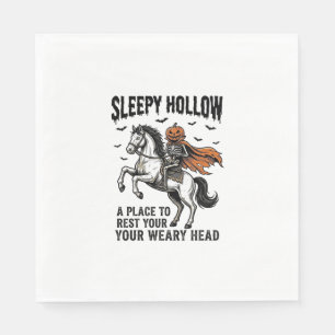 Slaapholte Koploze Ruiter Vintage Halloween Servet