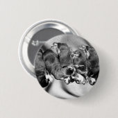 slaaphoofdrottweiler-puppies ronde button 5,7 cm (Voorkant /achterkant)