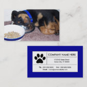 slaaphoofdrottweiler visitekaartje (Voorkant / Achterkant)