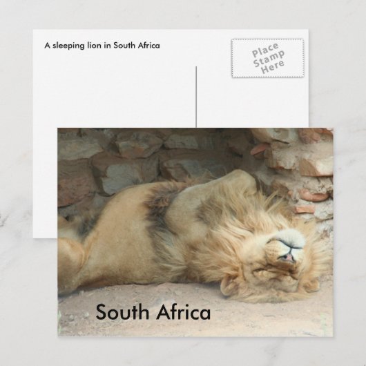 Slaaphuis Briefkaart (Voorkant / Achterkant)