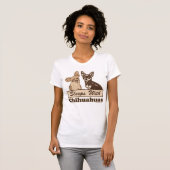 Slaapjes met Chihuahuas Dogs T-shirt (Voorkant volledig)