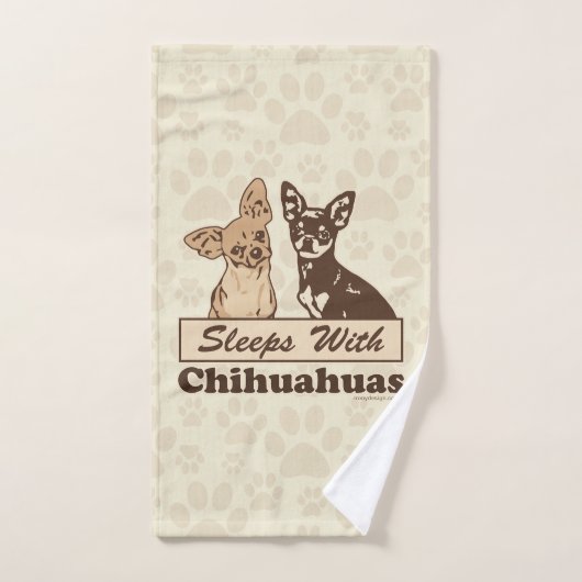 Slaapjes met Chihuahuas Handdoek (Handdoek)