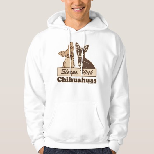 Slaapjes met Chihuahuas Hoodie (Voorkant)