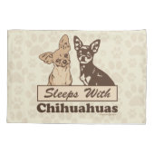 Slaapjes met Chihuahuas Kussensloop (Achterkant)
