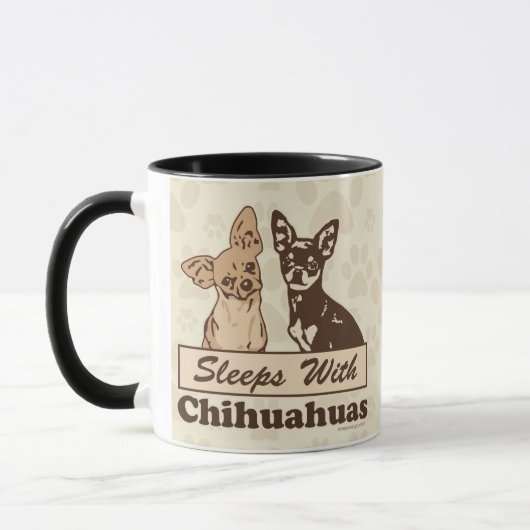Slaapjes met Chihuahuas Mok (Links)