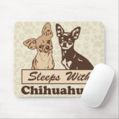 Slaapjes met Chihuahuas Muismat (Met muis)