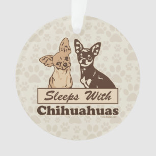 Slaapjes met Chihuahuas Ornament