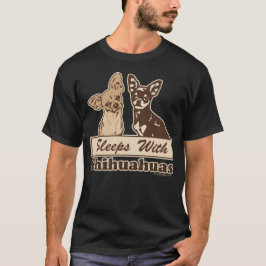 Slaapjes met Chihuahuas T-shirt