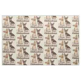 Slaapjes met het Chihuahuas-patroon Stof