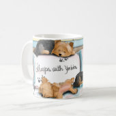 Slaapjes met Yorkies van Catia Cho Koffiemok (Voorkant links)