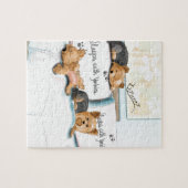 Slaapjes met Yorkies van Catia Cho Legpuzzel (Horizontaal)