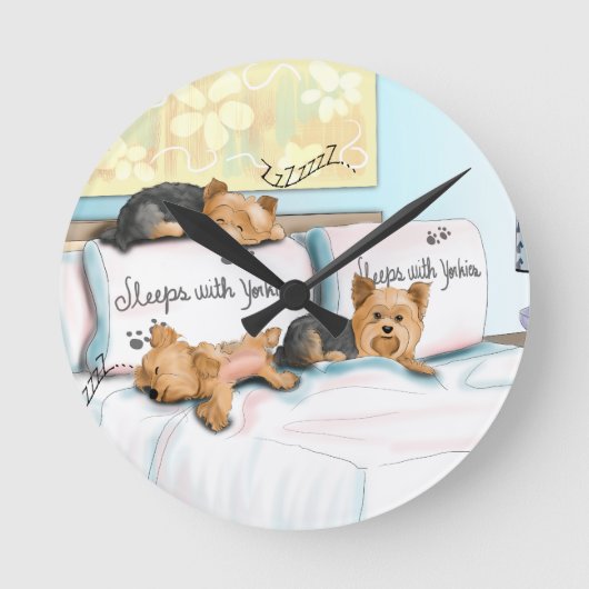 Slaapjes met Yorkies van Catia Cho Ronde Klok (Voorkant)