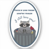 Slaapjongen houden sticker (Voorkant)