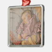 Slaapjongen Metalen Ornament (Links)