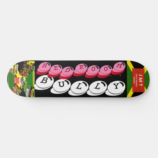 SLAAPKAMER BULLY JMT 8 1/4 "Skateboard Deck Persoonlijk Skateboard (Horizontaal)