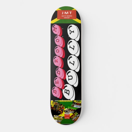 SLAAPKAMER BULLY JMT 8 1/4 "Skateboard Deck Persoonlijk Skateboard (Voorkant)