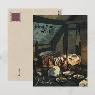  Slaapkamer Decor Wild Quote Persoonlijk Briefkaart