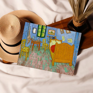 "Slaapkamer in Arles" schilderij van Vincent van G Briefkaart