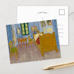 Slaapkamer in Arles | Vincent van Gogh Briefkaart<br><div class="desc">Slaapkamer in Arles (1889) van Vincent van Gogh is een boeiende voorstelling van de eenvoudige slaapkamer van de kunstenaar in zijn huis in Arles, Frankrijk. Het schilderij heeft gedurfde, expressieve kleuren en vervormde perspectieven, waardoor de emotionele intimiteit van de ruimte wordt benadrukt. De meubels en het decor, zoals het houten...</div>