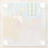 Slaapkamer in Arles | Vincent van Gogh Glazen Onderzetter (Achterkant)